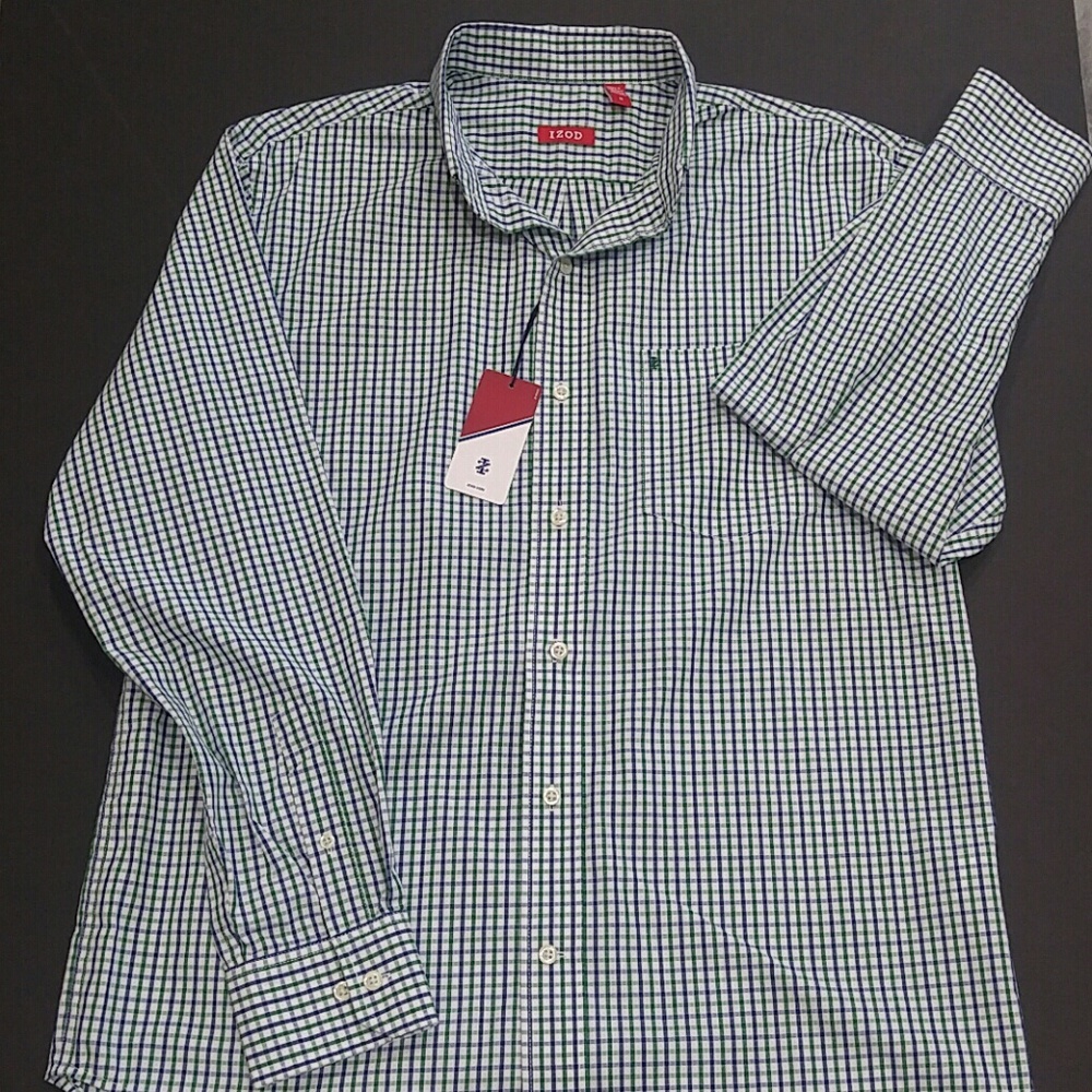 IZOD Long Sleeve Collar Shirt *NEW*